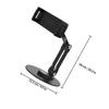 ARTIBETTER Aluminum Alloy Adjustable Tablet Stand with 3-Degree Rotation, Foldable Portable Desktop Holder for Home and Office, Compatible with Tablets, Black view 2