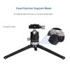 Gugxiom Aluminum Desktop Mini Tripod with 360 Ball Head, Arca Swiss Quick Release Plate Tabletop Camera Stand for DSLR Vlogging, 11lbs Load Adjustable Height Macro Video (Gray) view 3