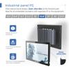 SunKol 15.6 inch Narrow Bezel Industrial Panel PC, Fanless Embedded Touchscreen, J6412, 8GB DDR4 RAM 256GB SSD, IP65 Front, Windows 11 Pro, VESA Mount for Warehouse, Logistics, Automation view 2
