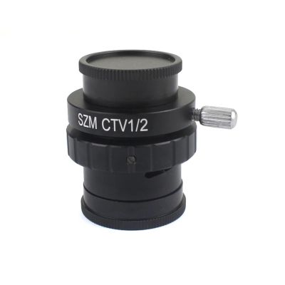 0.3x0.5x C-Mount Lens Adapter, SZMCTV 1/2 1/3 1X, for Stereo Trinocular Microscope with Lens Focal Simulator, Video Camera (CTV0.5 Adapter)