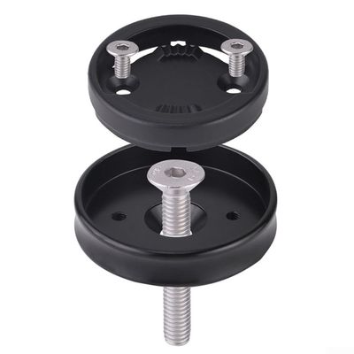 Bicycle Computer Mount for Polar, Aluminum Alloy Bike Computer Base and Bowl Set Cover, Cycle Computer Holder for 28.6mm Fork Tube, Headset Cover for Mountain Bike