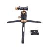 Gugxiom Aluminum Desktop Mini Tripod with 360 Ball Head, Arca Swiss Quick Release Plate Tabletop Camera Stand for DSLR Vlogging, 11lbs Load Adjustable Height Macro Video (Gold) view 1