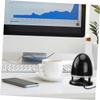 LAPYAPPE Portable USB Powered Mini Speaker with 3.5mm Aux Input, Colorful LED Light Multimedia Loudspeaker Box for Desktop and Laptop, Black Blue, Compatible with 5v Dc Devices view 4