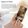 Smart Ring Health Tracker with Gesture Control & Charging Case (Black, 7) view 4
