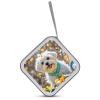 LPSBVNM 40-Sheet Capacity CD Case Storage Bag,Lovely Maltese Dog Printed Large Capacity CD Protective Storage Organizer Portable DVD Case for Car, Home,Office,Travel view 3