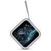 LPSBVNM 40-Sheet Capacity CD Case Storage Bag,Nightsky Hanging Moon Stars Printed Large Capacity CD Protective Storage Organizer Portable DVD Case for Car, Home,Office,Travel view 3