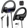 2 Pack 3.5mm Earbuds Wired Headphones with Microphone,4.9FT Noise Canceling 3.5 MM Jack Earphone,Airplane Travel Head Phone In Ear Buds for Chormebook Computer PC,for Moto G Stylus Power Play Gala view 2