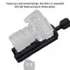 Gugxiom 100mm Nodal Slide Rail for Panorama & Macro Photography, Aluminum Slider with Dual Dovetail, Bubble Level & 7 Hole Expansion Plate for Focus Stacking view 2