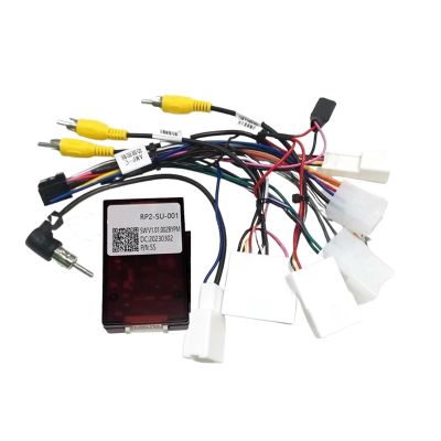 16 PIN Wiring Harness Bo Compatible with Subaru XV, Impreza 2017-2019, Forester 2019+ WRX STI with Factory Harman Kardon Audio System
