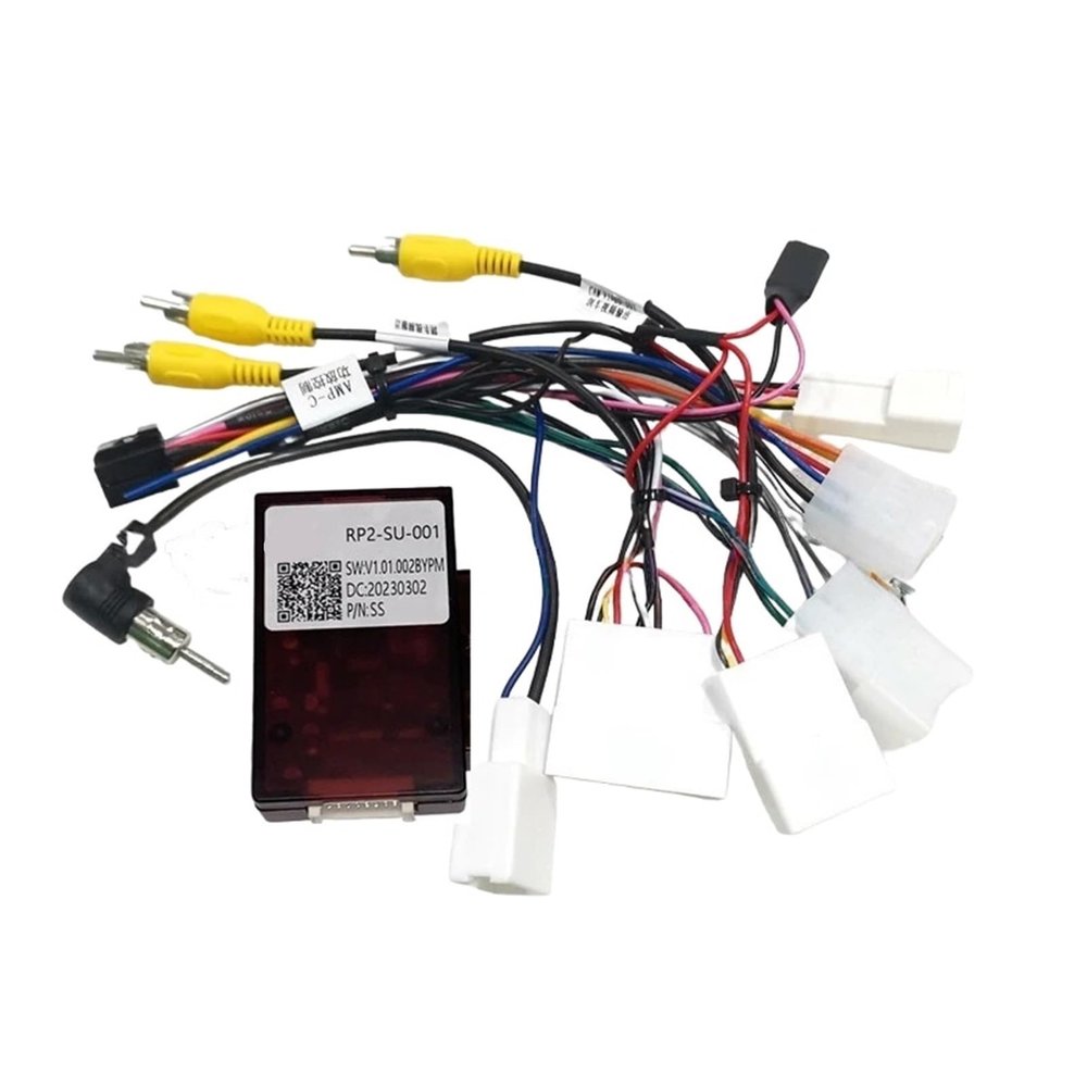 16 PIN Wiring Harness Bo Compatible with Subaru XV, Impreza 2017-2019, Forester 2019+ WRX STI with Factory Harman Kardon Audio System