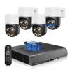 130Wide Angle & 2-Way Audio 4K Outdoor Wired Security Camera System, PTZ IP Cameras, Home Video Surveillance DVR Systems view 1