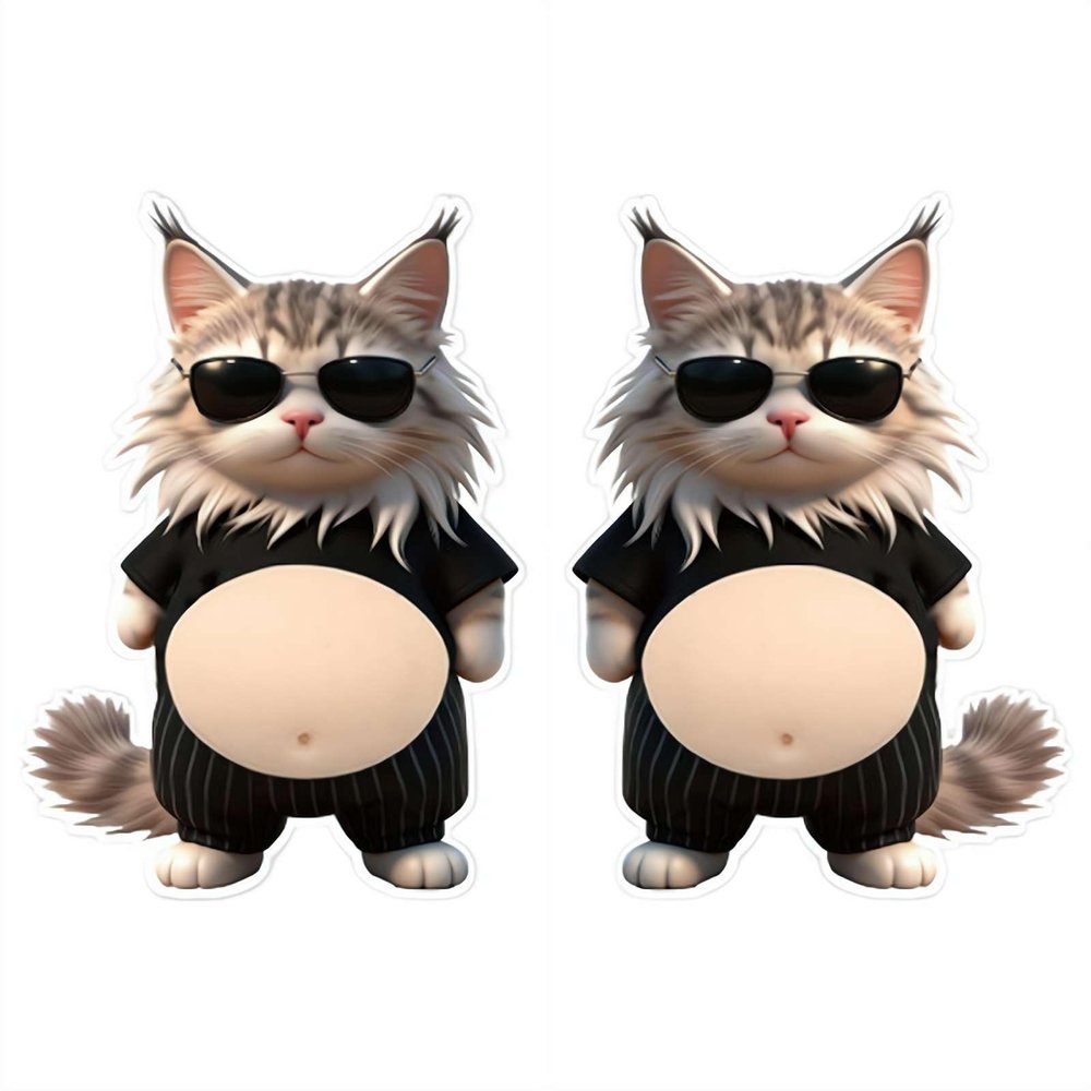 3D Shiba Inu Dog Belly Sticker,Cute Kitten Wearing Orange Outfit with Pink Belly Decals,Super Soft Silicone Anti-Collision Animal Protectors Stickers for Phone, Car, Stress Relief
