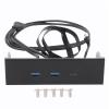 USB 3.2 Gen2x2 Front Panel Hub, 5.25 Inch Optical Drive Bay Extension, 3 Ports (USB-A/Type-C), 19 Pin, 20Gbps Data Transfer for PC Computer view 1