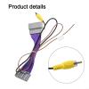 Car Rear View Camera Adapter Wire Harness Fit For Honda CRV 2012-2015, Car Reverse Rearview Backup Camera Video Cable Adapter Harness view 4