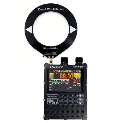 Raddy DP-666 Full-Band DSP Radio, Black