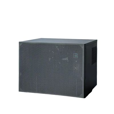 9-Bay NAS Server Chassis, Mini ITX/ATX Tower PC Case, Built-in Cooling Fan, 9-Bay Desktop Network Attached Storage Rack(Black Chassis)