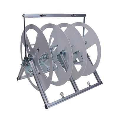 Cable Reel Holder And Dispenser,Heavy-Duty Folding Wire Spool Rack - Versatile Cable Reel Holder for Electrical Wire, Ropes & Paracord - Space-Saving Dispenser for 38 Type 2 Reels