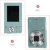 Zerodeko Mini Digital Camera for Beginners Portable 16x Zoom Vlogging Camera Lightweight Travel and Family Use Cute Green Compact for Teens and Adults view 3