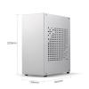Aluminum HTPC Mini ITX Computer Case, Supports RTX2070/I5, PCIE 3.0 Cable & 1U PSU, Compact Gaming & Home Theater Chassis(Silver) view 4