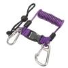 ERYUE Diving Camera Stainless Steel Flexible Anti Lost Hook Rope for Underwater Photography (Purple) view 3