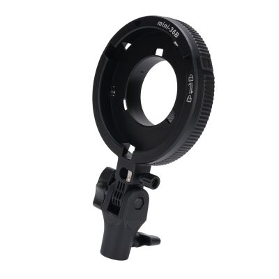 Eminchu Mount Adapter, Camera Flash Bracket, LED Light Holder with 180 Degree Tilt & 0.65in Light Stand Interface, Ideal for Softbox Umbrella