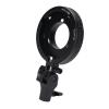 Eminchu Mount Adapter, Camera Flash Bracket, LED Light Holder with 180 Degree Tilt & 0.65in Light Stand Interface, Ideal for Softbox Umbrella view 1