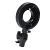 Eminchu Mount Adapter, Camera Flash Bracket, LED Light Holder with 180 Degree Tilt & 0.65in Light Stand Interface, Ideal for Softbox Umbrella view 3
