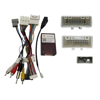 16pin Car Audio Wiring Harness Box Compatible with Nissan Qashqai 06-13 X-Trail 13-21 Juke YF15 10-14 Stereo Navigation Adapter