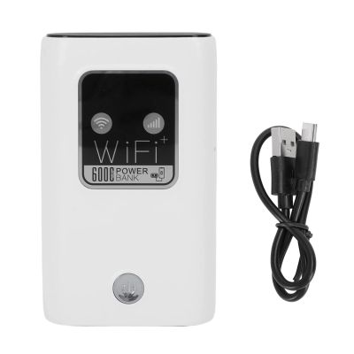 4G LTE Portable WiFi, Fast Charging Mobile Hotspot Reverse Charging Travel Router for Outdoor Trips Office Use Daily Commute