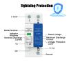 1PCS AC SPD 1P+NPE 3P+NPE 50KA T1 T2 385V 275V House Lightning Surge Protector Protective So-lar Low-Voltage Arrester Device Din Rail(2P,AC 275V) view 3