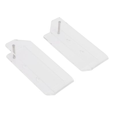Aqur2020 Laptop Wall Mount Holder, Acrylic Space Saving Under Desk with Cable Slots for Laptop Tablet Keyboard Accessories to Organize Workspace