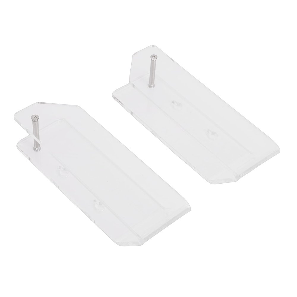 Aqur2020 Laptop Wall Mount Holder, Acrylic Space Saving Under Desk with Cable Slots for Laptop Tablet Keyboard Accessories to Organize Workspace