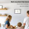 Aqur2020 Laptop Wall Mount Holder, Acrylic Space Saving Under Desk with Cable Slots for Laptop Tablet Keyboard Accessories to Organize Workspace view 2