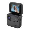 Tangxi Digital Camera with Flip Screen, First Person Perspective 1080P Portable Vlogging Camera, 143 Wide Angle, Handsfree POV Action Cameras for Travel (Black) view 1