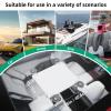 Fafeicy Satellite Suction Cup Mount, ABS Plastic Strong Suction for Car RV Boat Windshield Sunroof Dashboard, with Pump Design for Mini Satellite Installation Kit view 2