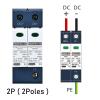 1PCS DC SPD 100V 250V 500V 800V 1000V Surge Arrester Protective Lightning Protector 20KA 40KA 60KA New Energy DC Surge Protector(3P 20-40KA,DC1000V) view 2