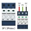 1PCS DC SPD 100V 250V 500V 800V 1000V Surge Arrester Protective Lightning Protector 20KA 40KA 60KA New Energy DC Surge Protector(3P 20-40KA,DC1000V) view 3