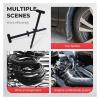 100 Pcs New Multifunctional Nylon Cable Tie Buckles Self-Locking Automotive Zip Ties for Car Fender Bumper Home Garage Organization(Black50pcs) view 4