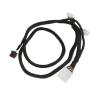 1pc Conversion Upgrade Harness Compatible with 2013-2018 Ram Truck 8.4 UConnect 7 Speed 5.0 Bezel HVAC to 7 Speed 8.4 Bezel Fan HVAC view 1