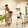 Aluminium Tripod Desktop Tabletop Stand Tripod for Action Camera Handle Grip Stabilizer Action Cameras Accessories Travel Tripod view 2