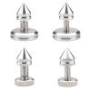 Speaker Spikes 4 PCS M6 M8 HiFi Audio Speaker Amplifier Spikes Pure Copper Rhodium Plated Shock Pad Speakers Repair Parts Foot Nails/Pads Stand(4PCS Foot Pads) view 1