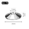 Speaker Spikes 4 PCS M6 M8 HiFi Audio Speaker Amplifier Spikes Pure Copper Rhodium Plated Shock Pad Speakers Repair Parts Foot Nails/Pads Stand(4PCS Foot Pads) view 2
