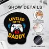 Mousepad Leveled Up to Daddy Video Game Controller New Dad (1) Ergonomic Wrist Support Non-Slip Base Mouse Mat with Wrist Rest Computer Mousemat for Desk Work Accessories Pad view 4