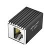APGLSXY Compactly Metal Shielded RJ45 LAN Coupling Ethernet Cable Connectors LAN Adapter Support 1Gbps/10Gbps Data Transmission view 1