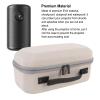 FAUOSWUK Hard Case for Capsule 3 1080P Projector, Shockproof Rainproof EVA Nylon Carrying Case with Velvet Interior, for Pro Projectors view 3