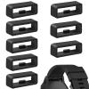8 Pack Fastener Rings for Garmin Fenix 8/7/6/5 Watch Bands, Silicone Replacement Band Keeper Loop/Holder/Retainer view 1