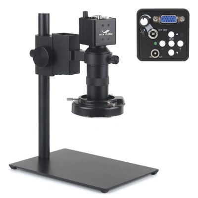 130X Zoom Electronic Microscope Camera - 4K HD HDMI Type-C with Light Stand for Phone Soldering Repair (D15x3.mm)