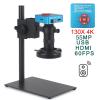 130X Zoom Electronic Microscope Camera - 4K HD HDMI Type-C with Light Stand for Phone Soldering Repair (Square 5x5x1.0mm) view 2