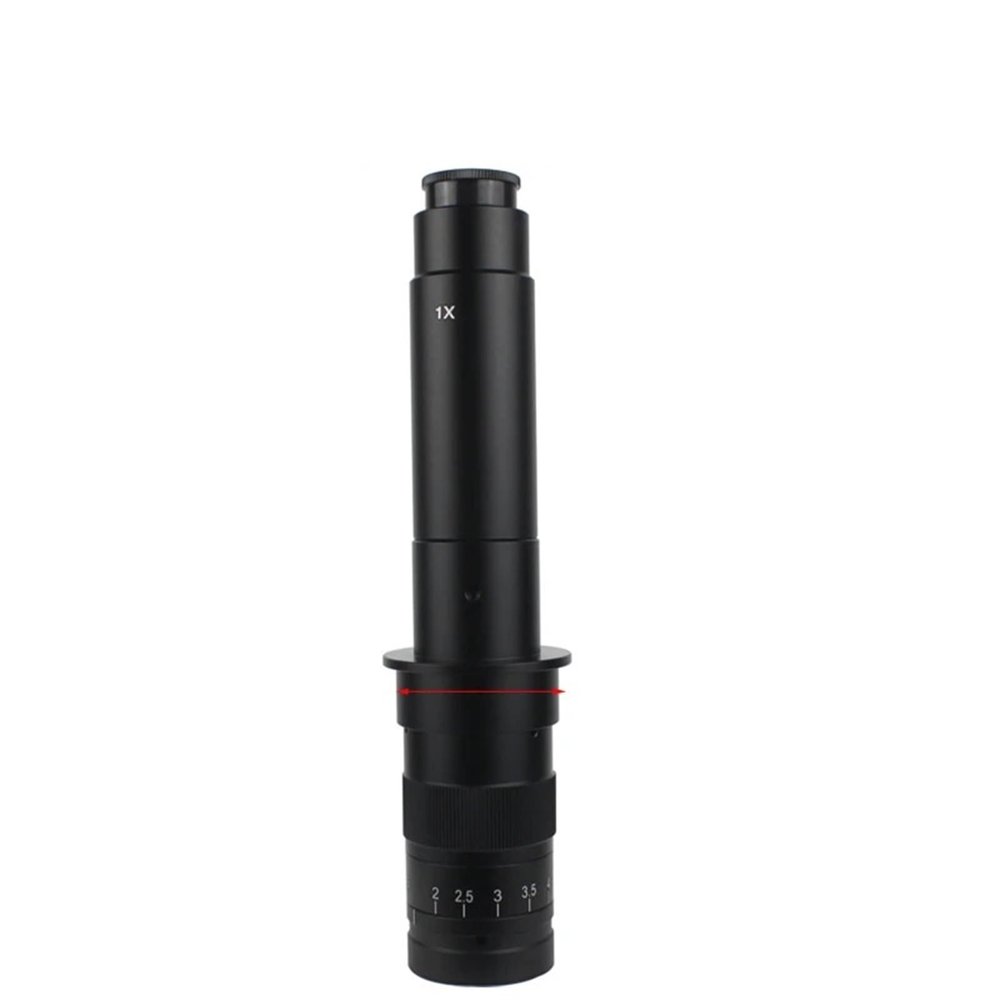 100X 130X 180X 200X 300X 360X Adjustable Magnification C-Mount Zoom Lens HDMI VGA USB Industrial Video Microscope Camera (300X)