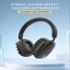 Bluetooth Headphones Over Ear Portable Outdoor Wireless Headphones 8H Playtime and 1.5H Speed Charge HiFi Stereo Sound Breathable Earplugs for Home Office Cellphone PC Ect (Black) view 3